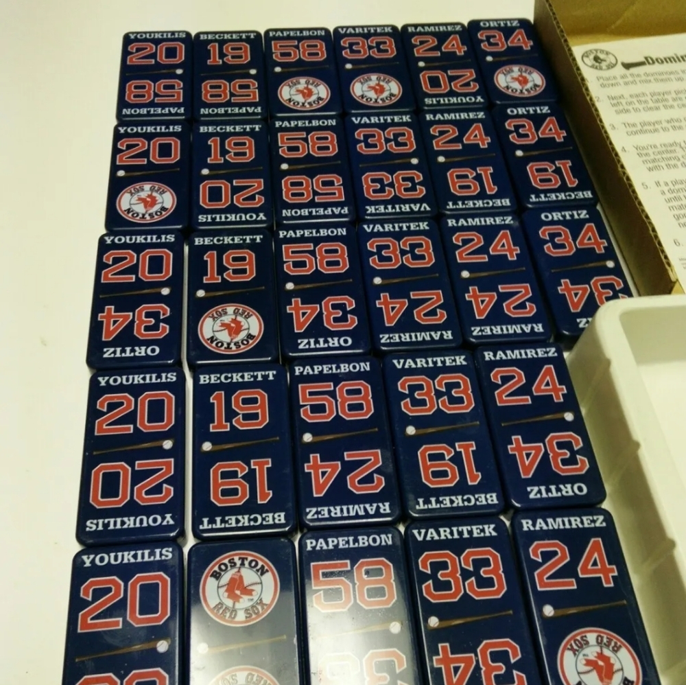 100% complete. A little wear on the game pieces. David Ortiz Jonathan Papelbon